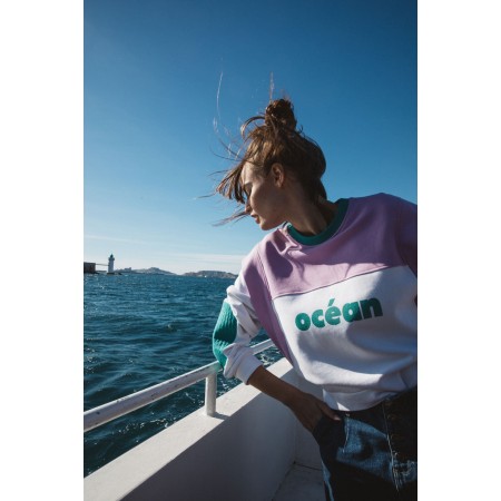 Tricolor Ocean Sweatshirt destockage