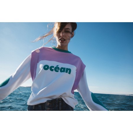 Tricolor Ocean Sweatshirt destockage