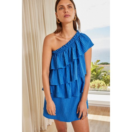 Robe Nouba vichy bleu store