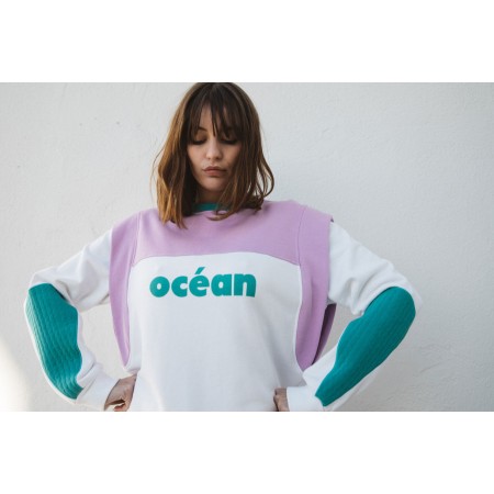 Tricolor Ocean Sweatshirt destockage