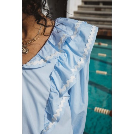 Recif blue chambray blouse vous aussi creer 