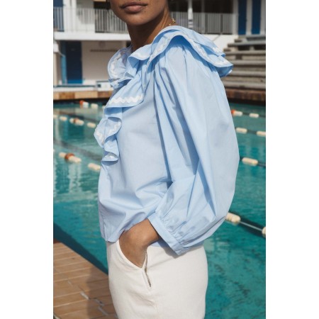 Recif blue chambray blouse vous aussi creer 