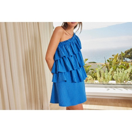 Robe Nouba vichy bleu store