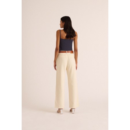 Paolo creme brulee trousers est présent 