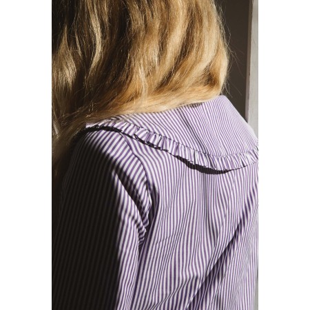 Gian shirt purple stripes commande en ligne