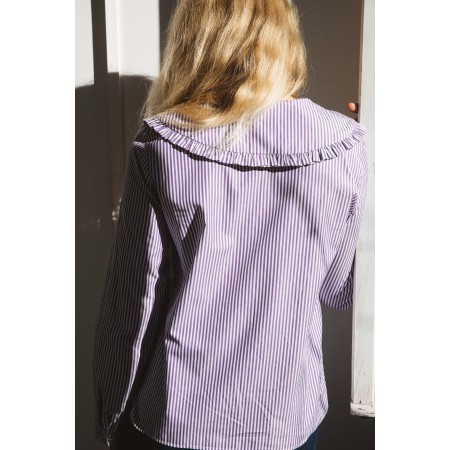 Gian shirt purple stripes commande en ligne