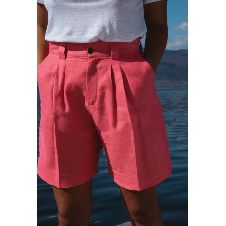 Bermuda youth pink soldes