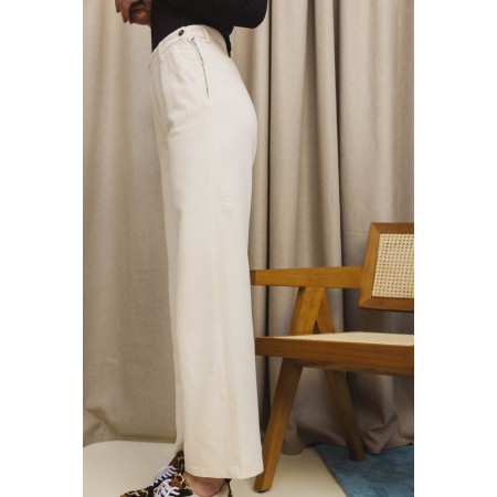 Paolo creme brulee trousers est présent 