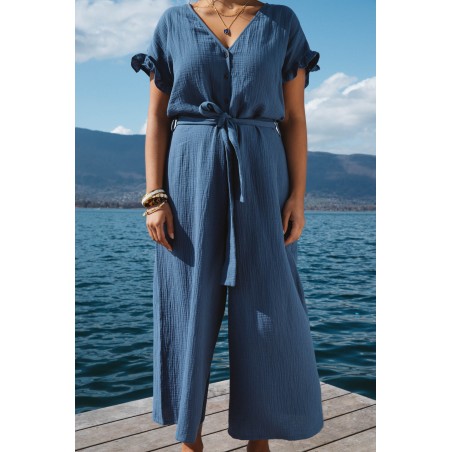 Mistral jumpsuit blue gray l'achat 