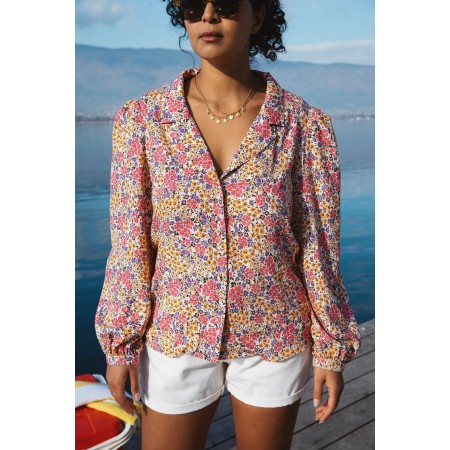 Flamboyant shirt with solar flower print prix pour 