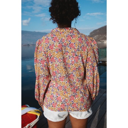 Flamboyant shirt with solar flower print prix pour 