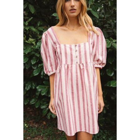 Cigale striped dress solde