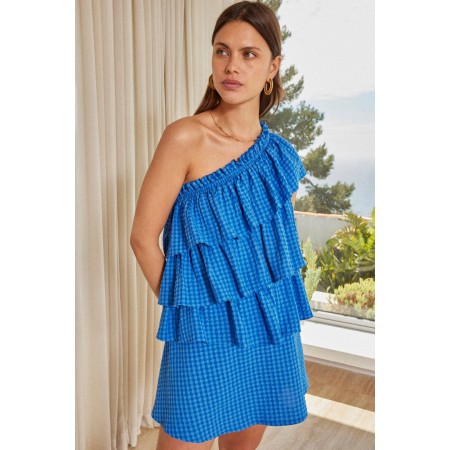 Robe Nouba vichy bleu store