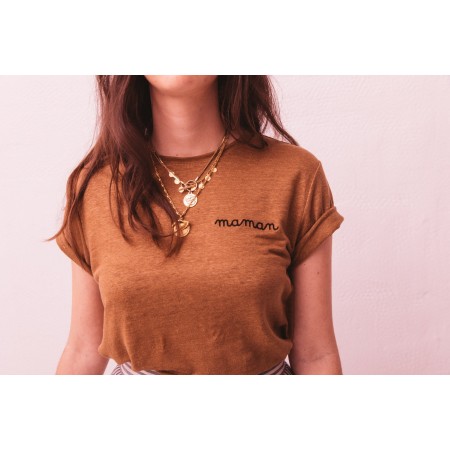 Dazzled coffee t-shirt en linge