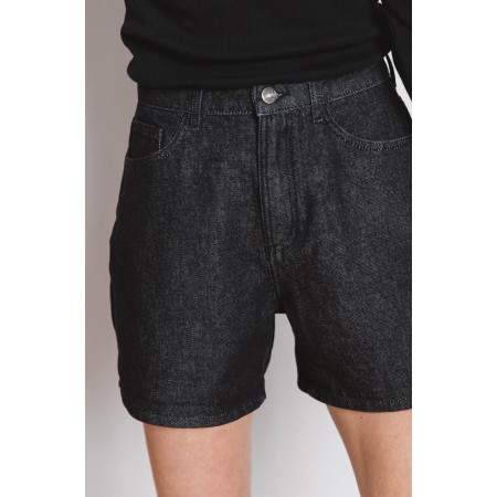 Maylone heather black denim shorts outlet