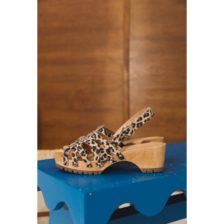 Facette leopard clogs acheter en ligne