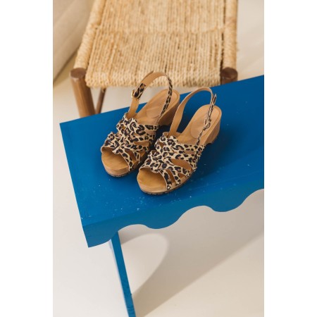 Facette leopard clogs acheter en ligne