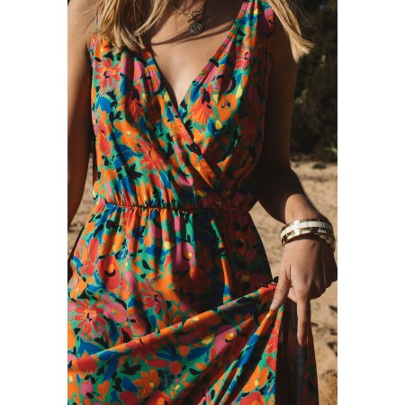 Elisha dress with water lily print 50-70% off 