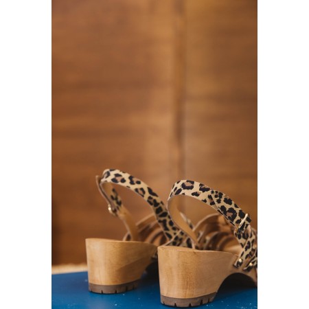 Facette leopard clogs acheter en ligne