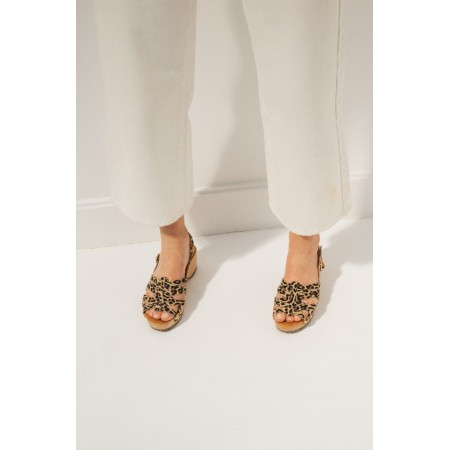 Facette leopard clogs acheter en ligne