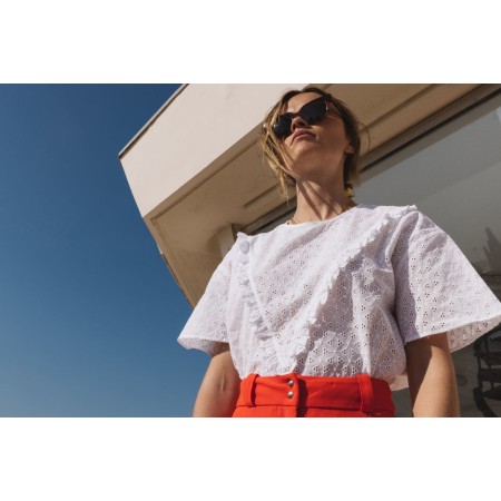 White Bungalow blouse store