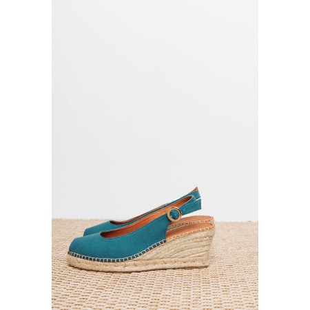 Manuela duck blue espadrilles pas cheres