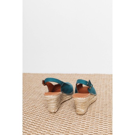 Manuela duck blue espadrilles pas cheres