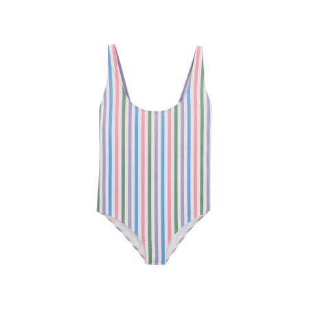 Striped Néréïde swimsuit pas cheres