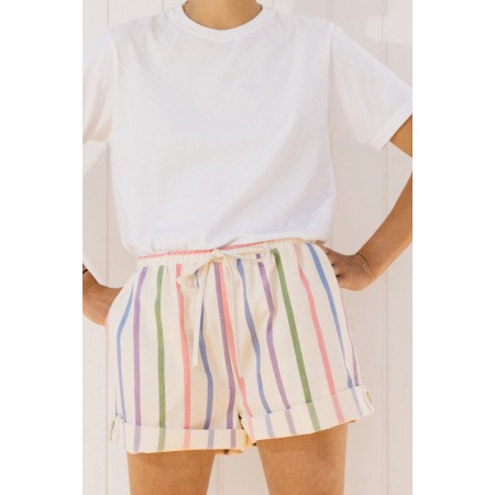 Striped palm tree shorts sur le site 