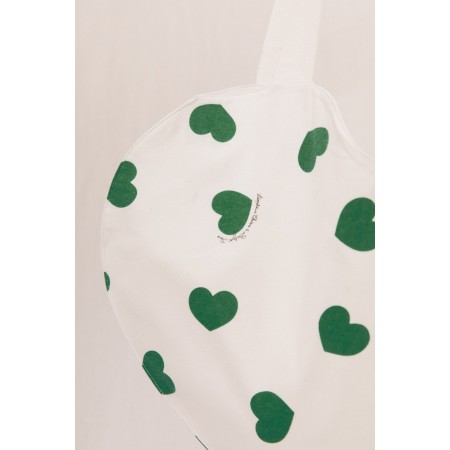 Freesia green hearts tote bag chez Cornerstreet bien 