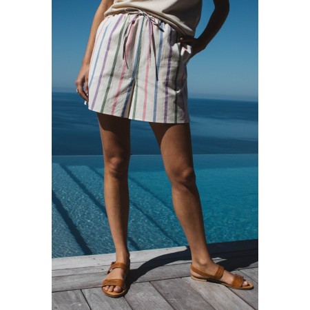 Striped palm tree shorts sur le site 