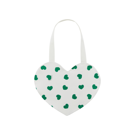 Freesia green hearts tote bag chez Cornerstreet bien 