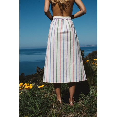 Sally striped skirt basket pas cher