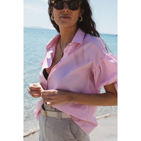 Wright pink stripes shirt Vous souhaitez 