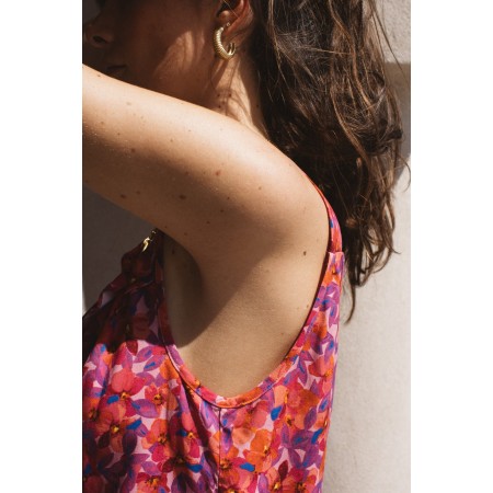 Herzog floral print tank top de pas cher