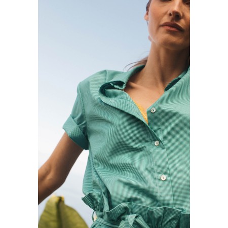 Adriane green gingham shirt Jusqu'à 80% De Réduction