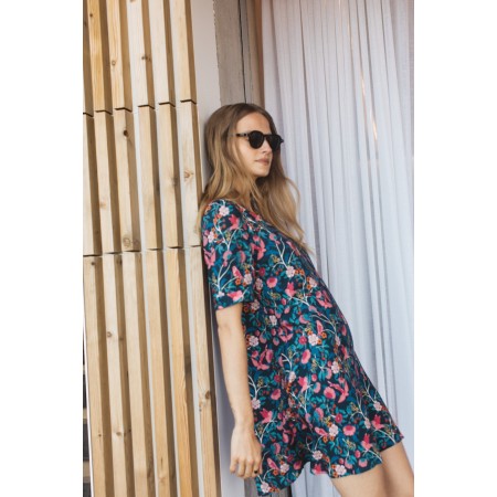 Bird print Hania dress en ligne