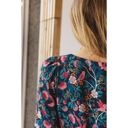 Bird print Hania dress en ligne