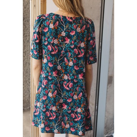 Bird print Hania dress en ligne