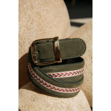 Khaki Kal belt soldes