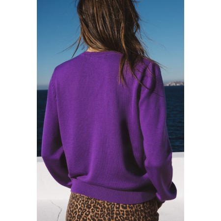 Purple Izia cardigan hantent personnes