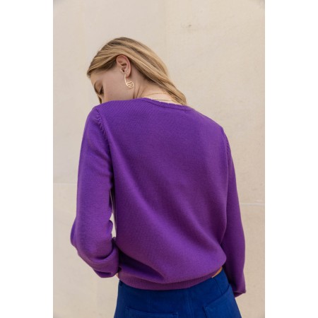 Purple Izia cardigan hantent personnes