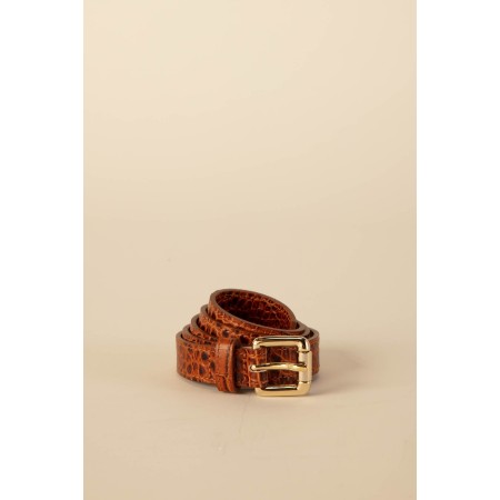 Embossed camel Aimie belt sélection de produits