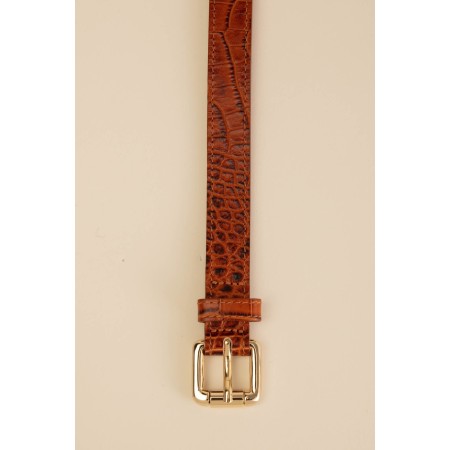 Embossed camel Aimie belt sélection de produits