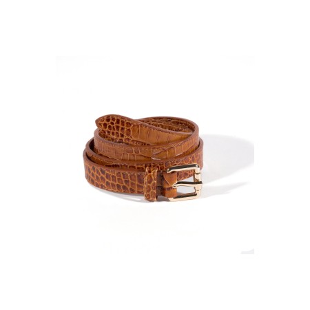 Embossed camel Aimie belt sélection de produits