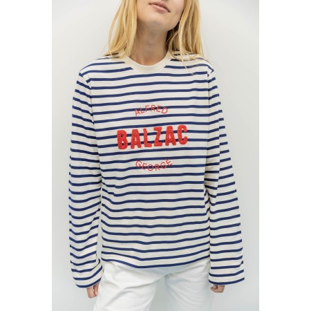 Striped George Literary Top livraison et retour toujours gratuits