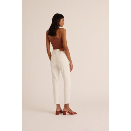 Pearl white Mattis jeans en linge