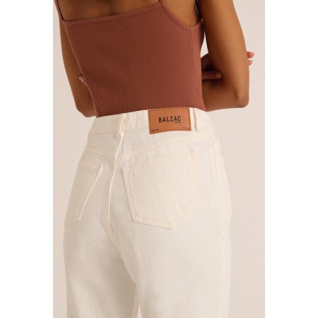 Pearl white Mattis jeans en linge