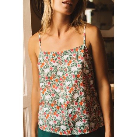 Camisole Jardin printed marvels les ligaments