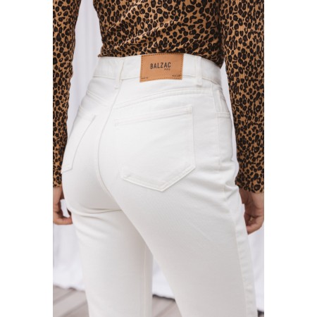 Pearl white Mattis jeans en linge